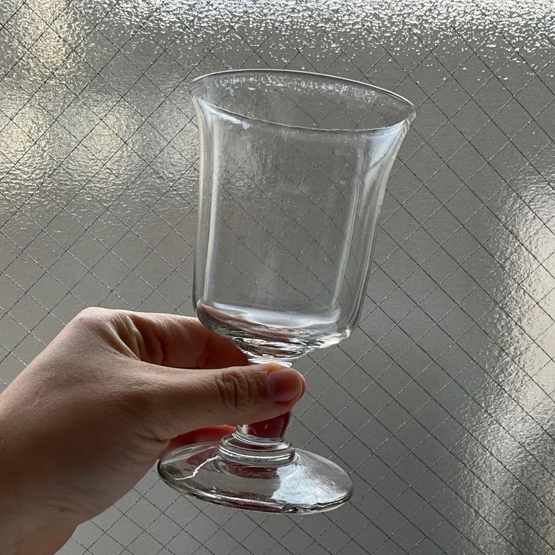 19世紀 フランス アンティークビストログラス 2脚 ビンテージ antique