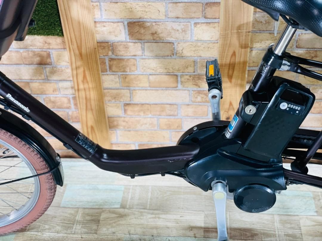 本日限定価格 H1877 おしゃれ パナソニック子供乗せ電動アシスト自転車