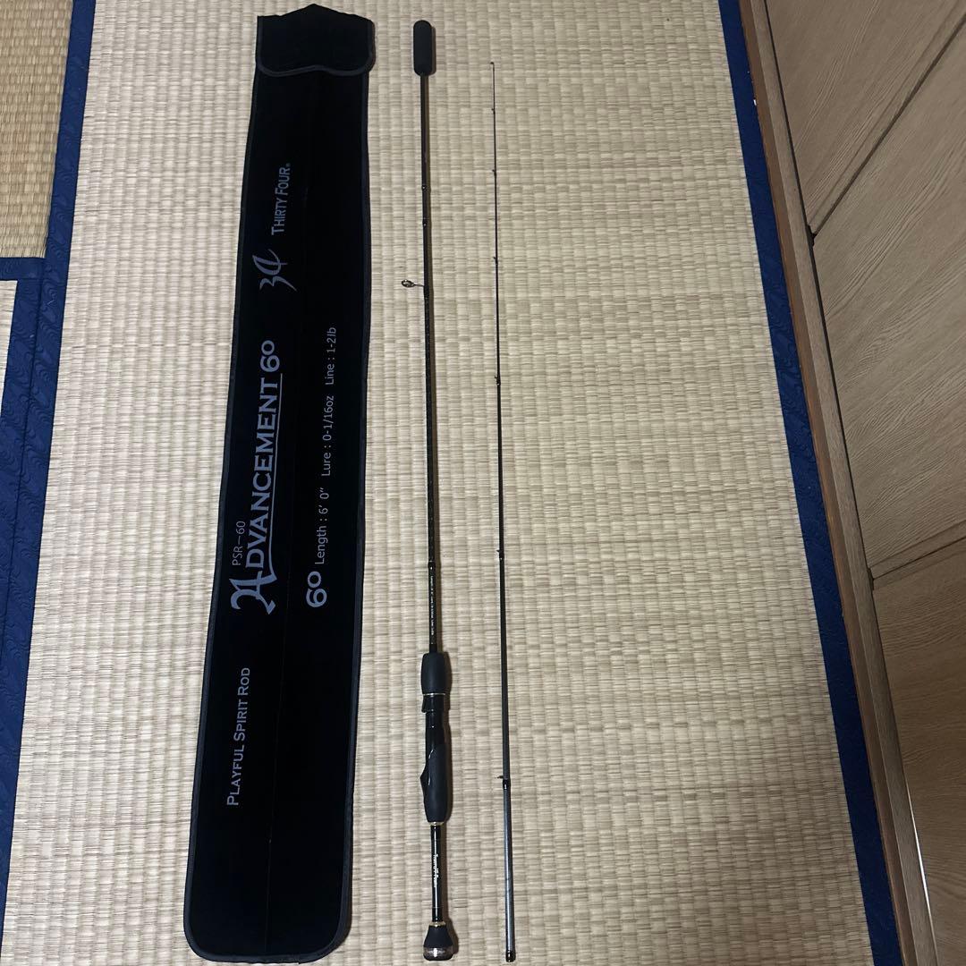 34 アジングロッド　PSR-60 Advancement（アドバンスメント）PSR-60 - アジング ライトゲーム