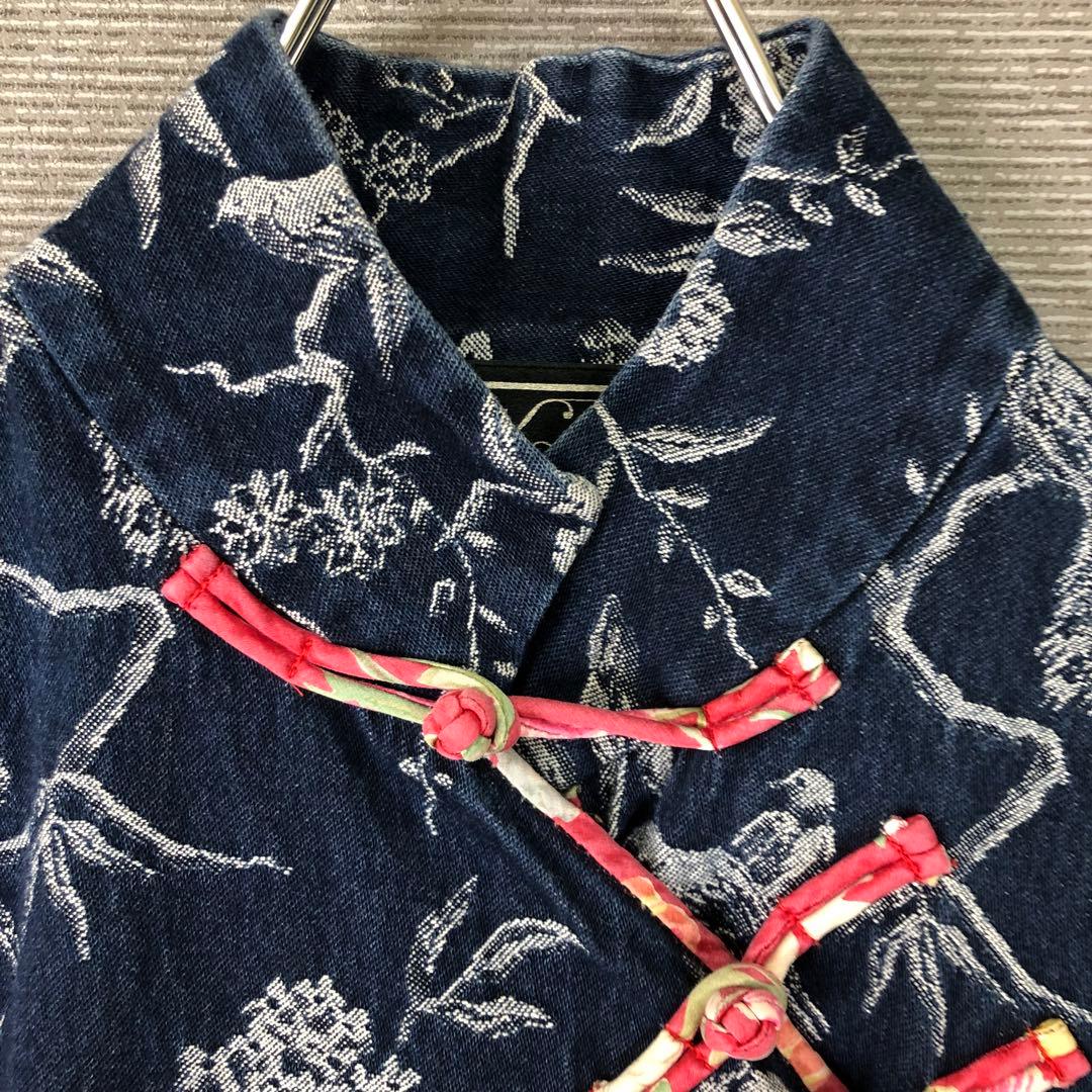 KEITA MARUYAMA チャイナドレス 2 ネイビー