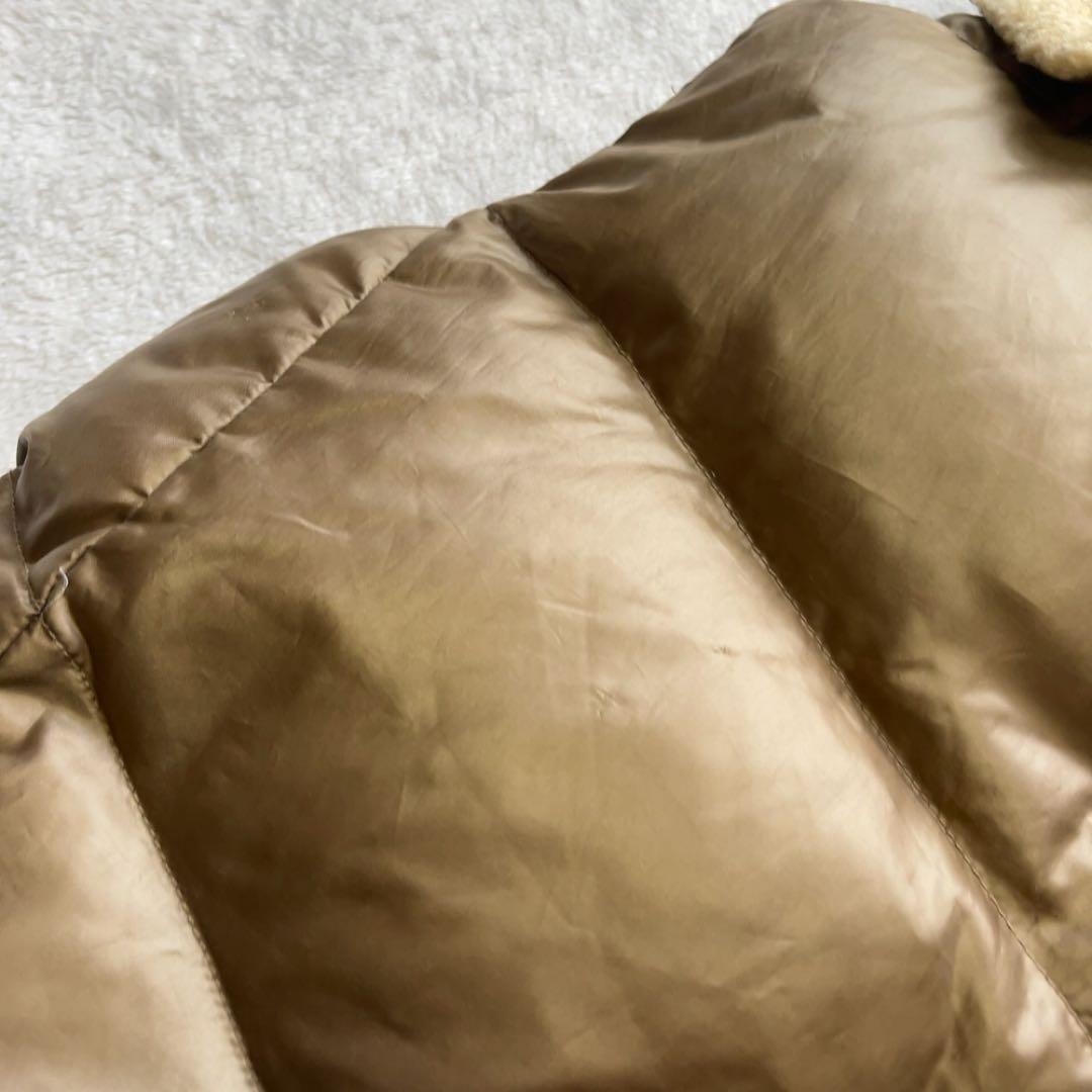 ビームスゴルフ ボア リバーシブル ダウンベスト ブラックウォッチ