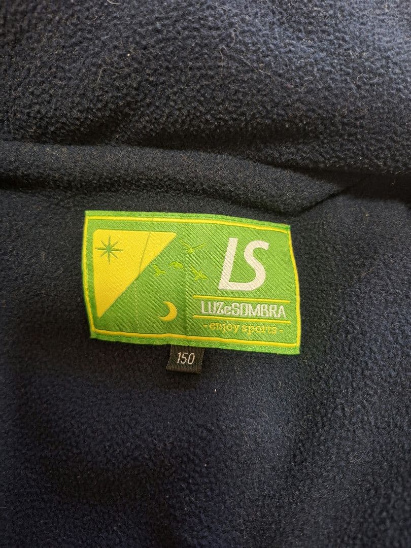 LUZeSOMBRA ハーフコート 中綿ジャケット ネイビー/イエロー 150