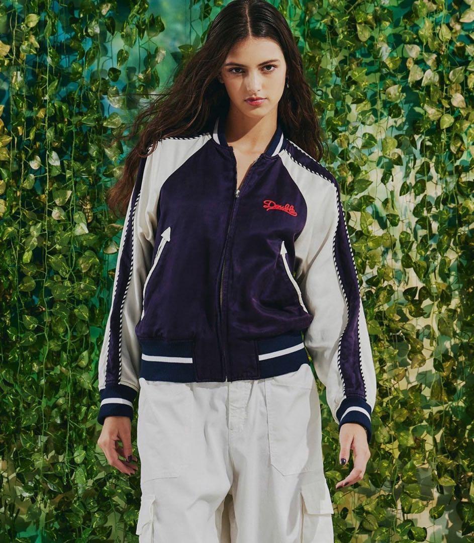 ダブルスタンダードクロージング スタジャン　2025春夏 ダブルスタンダード・クロージング」24年春夏 リラックスした服に光る