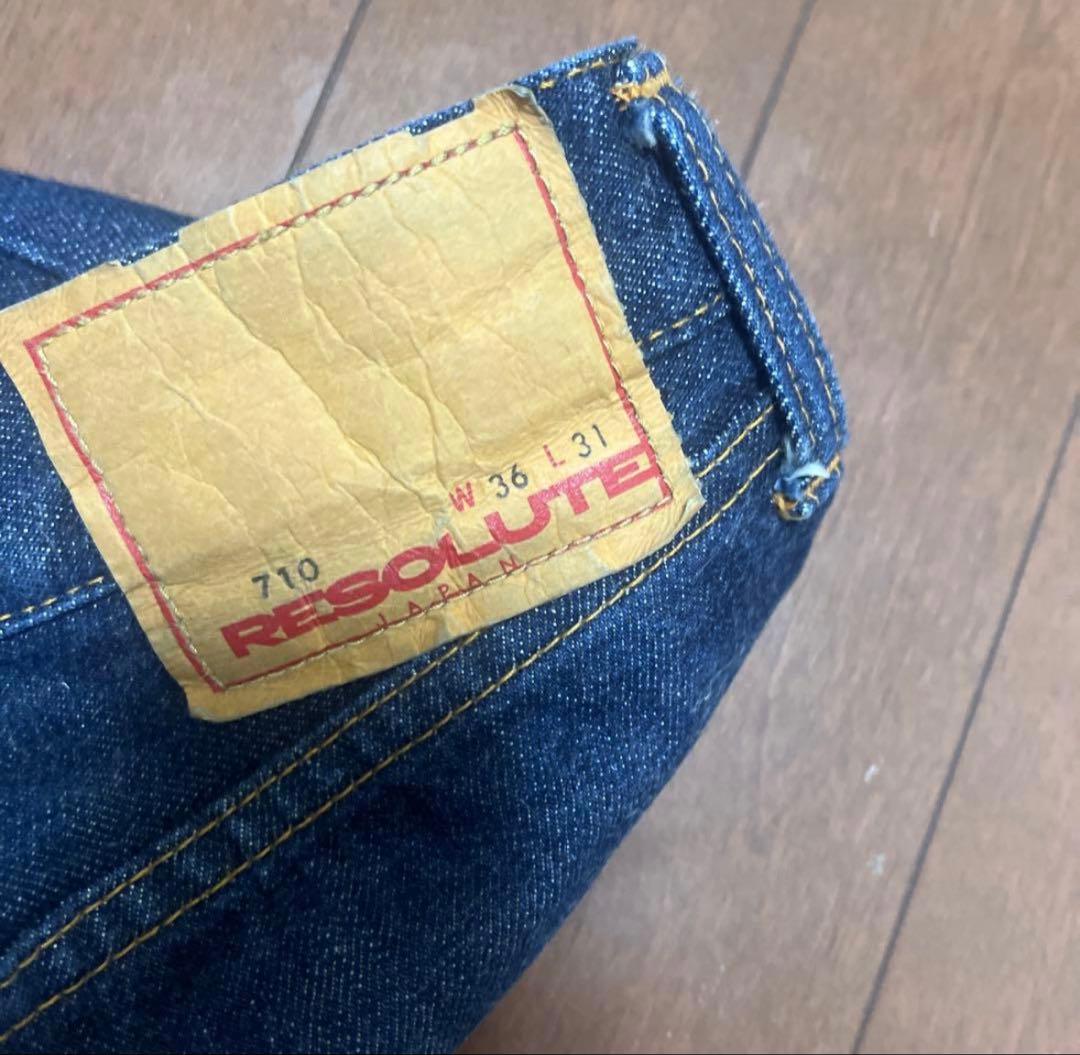 n*t様 RESOLUTE ストレートデニム W36 L31