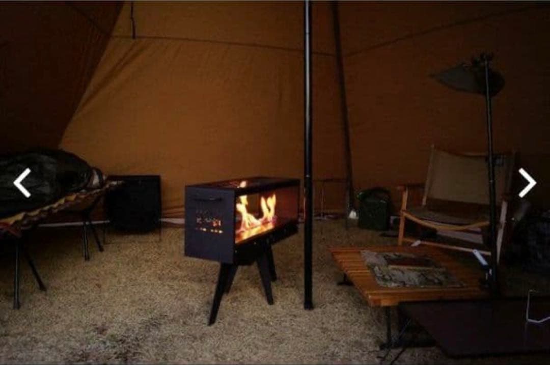 Camp Ooparts バイオエタノールtent暖炉 キャンプオーパーツのテント暖炉が話題沸騰！ 煙突レス仕様って実際