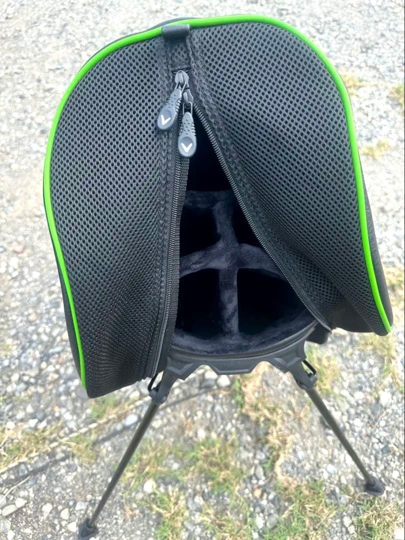 極美品】Callaway Elyte スタンドバッグ ブラック/グリーン