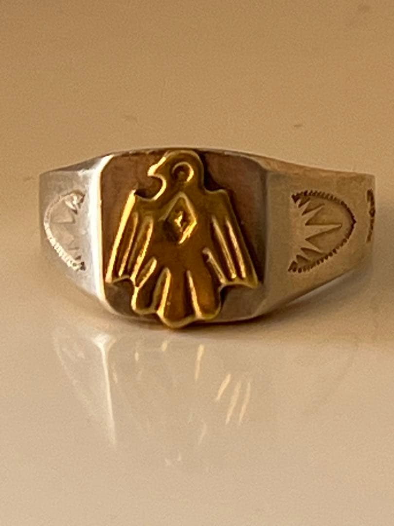 希少 ゴローズ 金ヒヨコ印台リング シルバー✖️ゴールド 23号 2026年最新】ゴローズ ヒヨコの人気アイテム - メルカリ