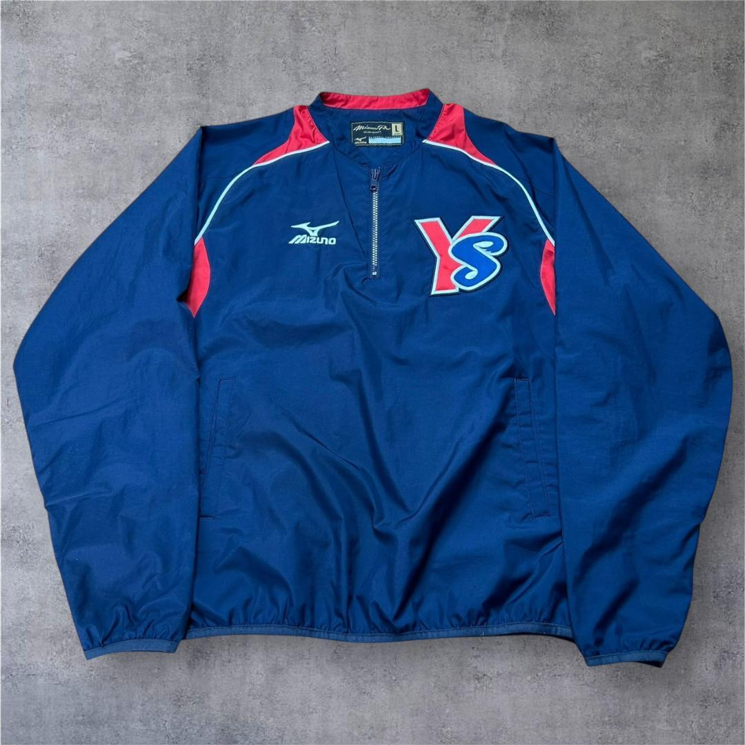 MIZUNO ミズノプロ 野球 ヤクルトスワローズ ウィンドブレーカー L MIZUNO ミズノプロ 野球 ヤクルトスワローズ ウィンドブレーカー L