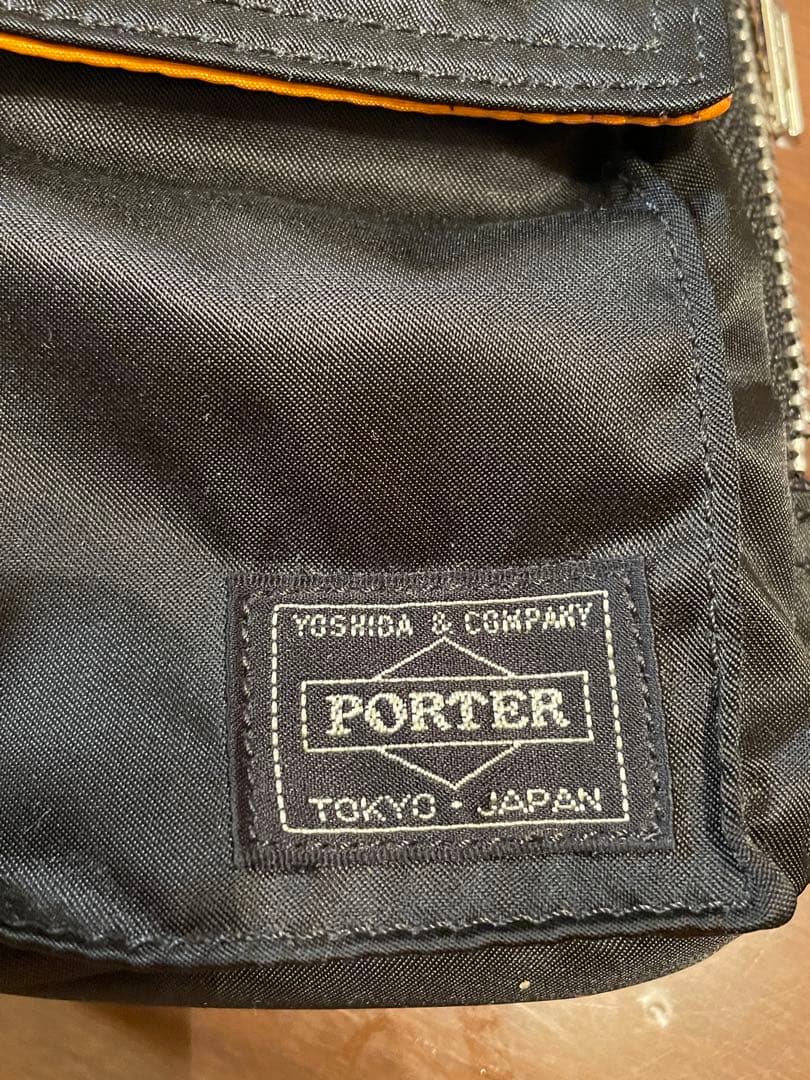 極美品】ポーター モバイルポーチ ミニポーチ タンカー 男女兼用 美品