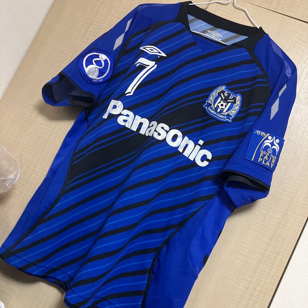 ガンバ大阪 遠藤保仁 2008年 ACL 限定ユニフォーム M-Lサイズ