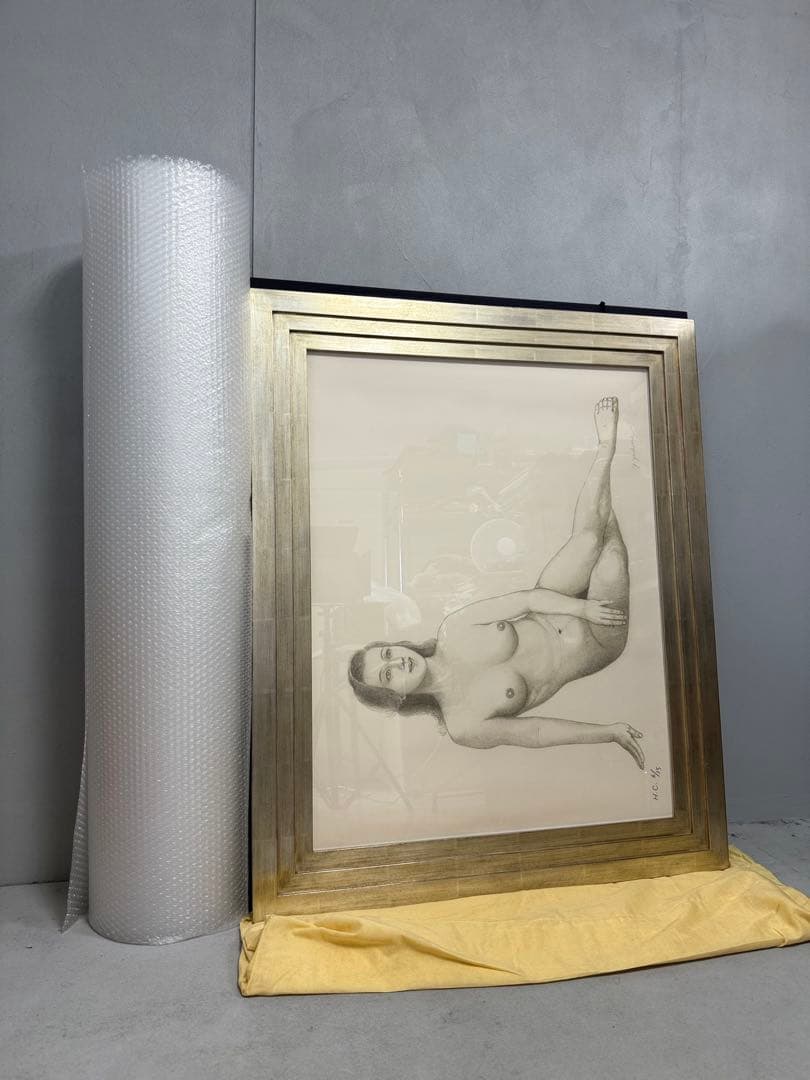 S15 宗教家 八島義郎 裸婦「憩いのひととき」限定6/15 特大108×89