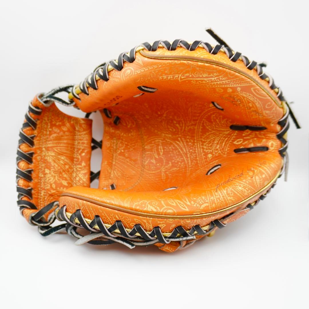 極美品】成金ミット 要 名も無きミット TYPE-C100S オレンジ レザー