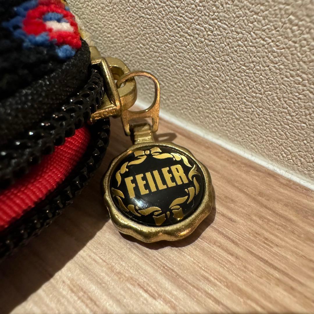 フェイラー ハイジ キーケース チャームポーチ ブラック - メルカリ