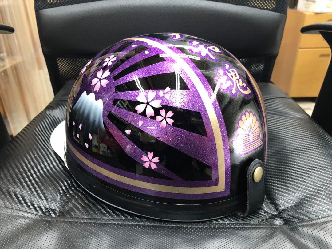 コルク半 カスタム 富士日章 黒紫 ラメ 桜 高級クリヤ 送料無料 - メルカリ