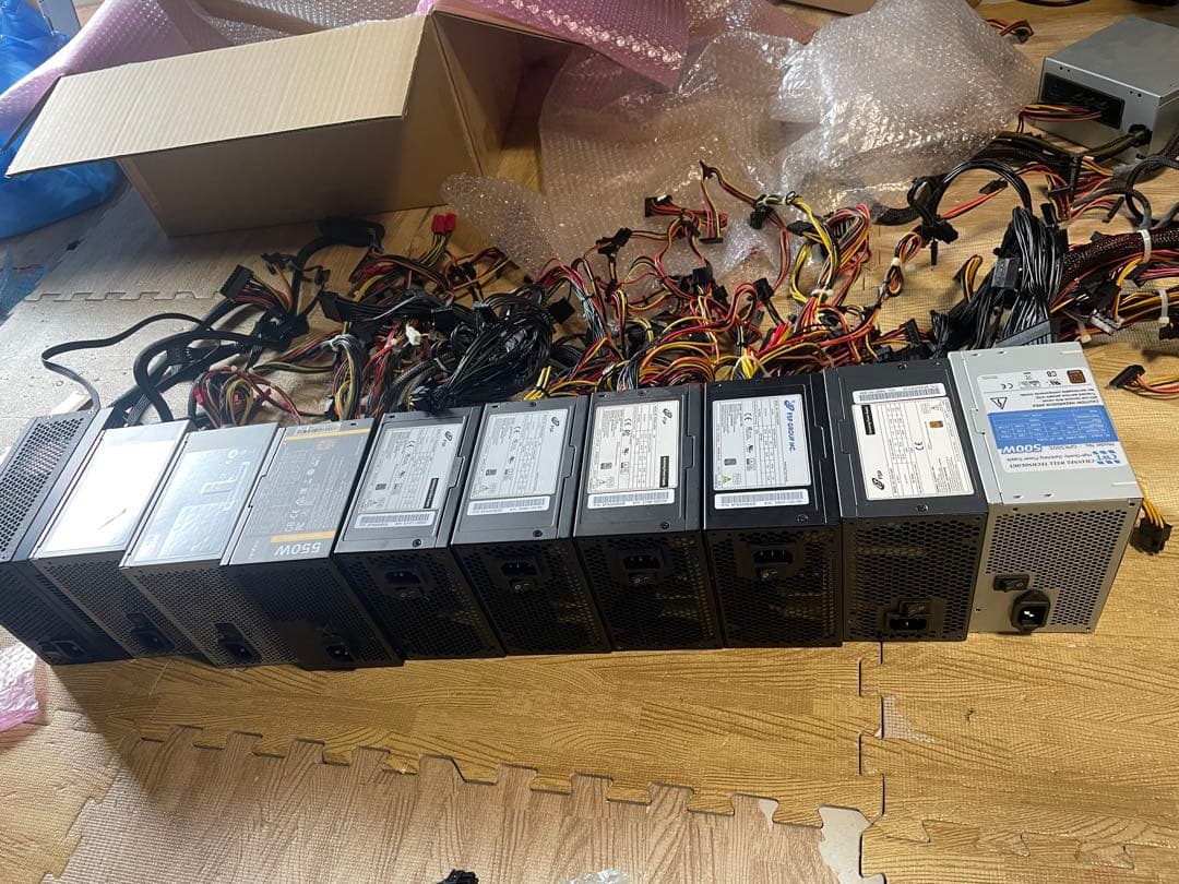 29/12-C7 電源ユニット500-550W x 10個セット