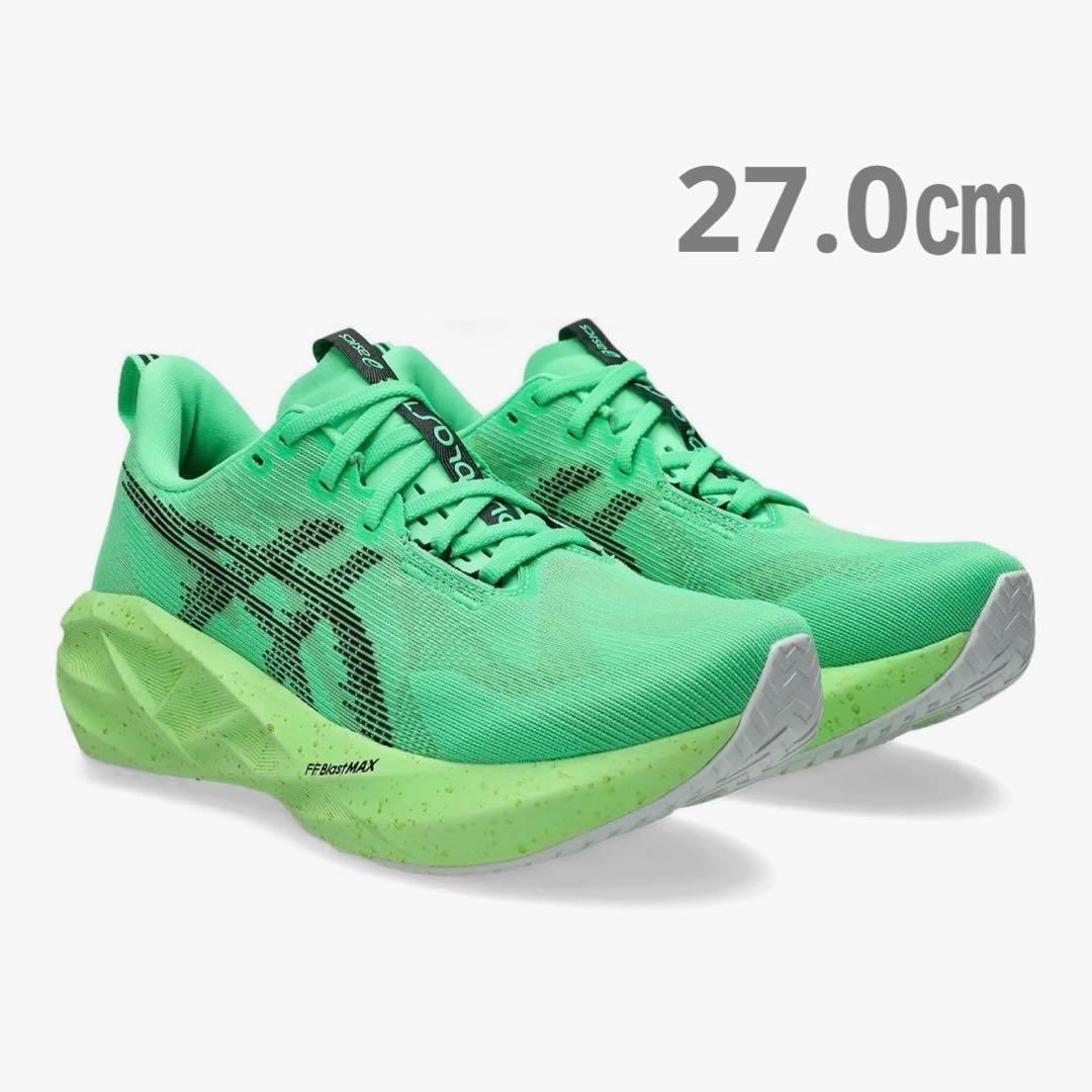 asics アシックス NOVABLAST 5 VITAL GREEN ASICS Novablast 5 'Ekiden Vital Green Black' 1011C224-300