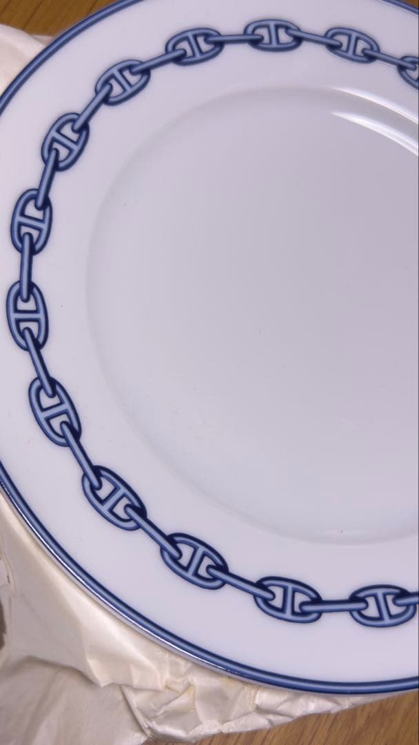 エルメス 皿 シェーヌダンクル 22.5cm 2枚セット