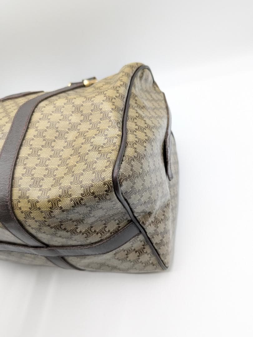 良品✨ セリーヌ ボストンバッグ マカダム PVC ベージュ 0RL - バッグ