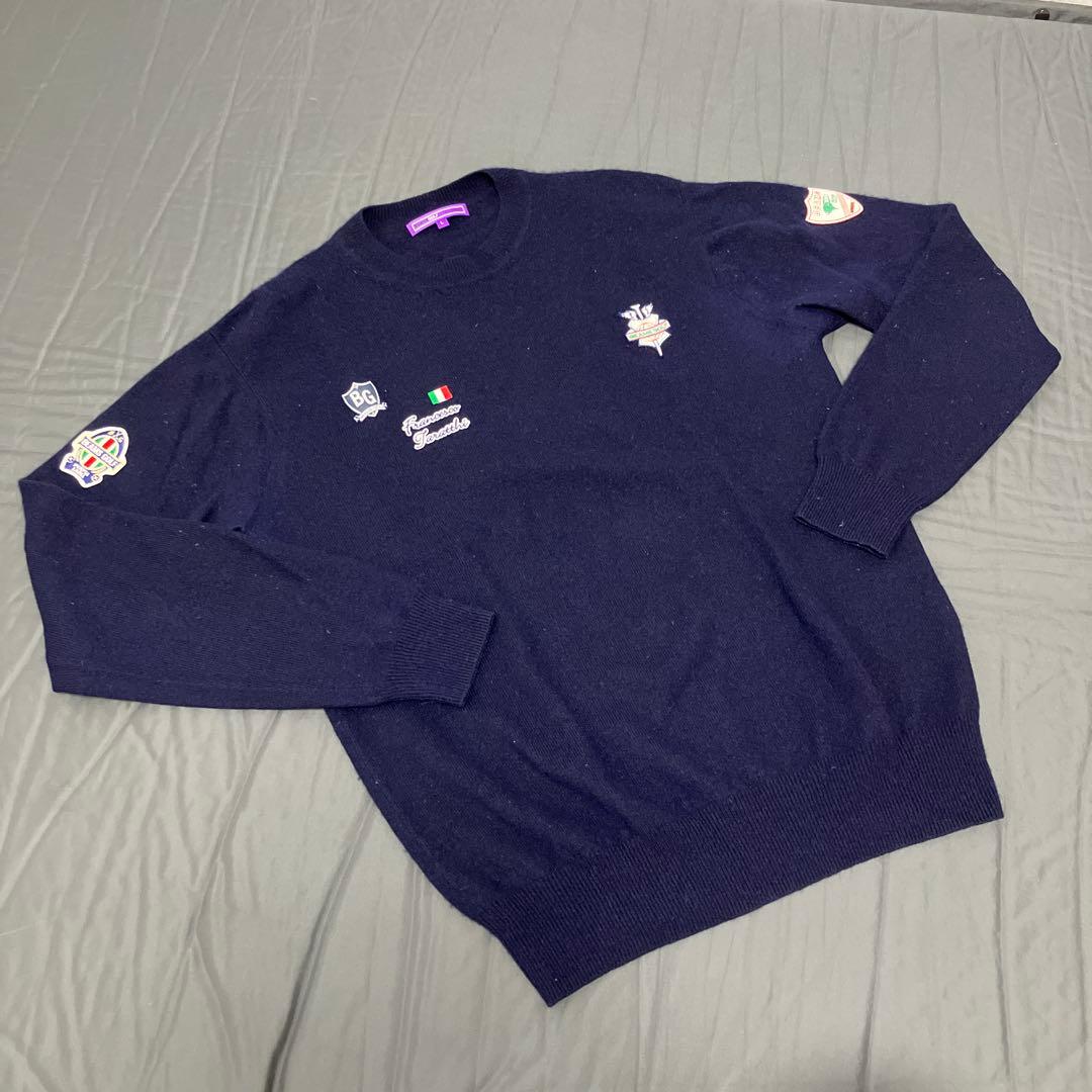 ビームスゴルフ　セーター　Lサイズ BEAMS GOLF（ビームス ゴルフ） セーター ニット PURPLE LABEL / 千鳥