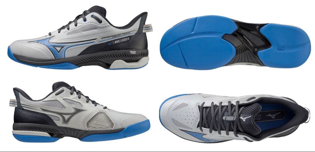 ミズノ 【カーペットコート】ウエーブエクシード5 WIDE CS 27.0cm