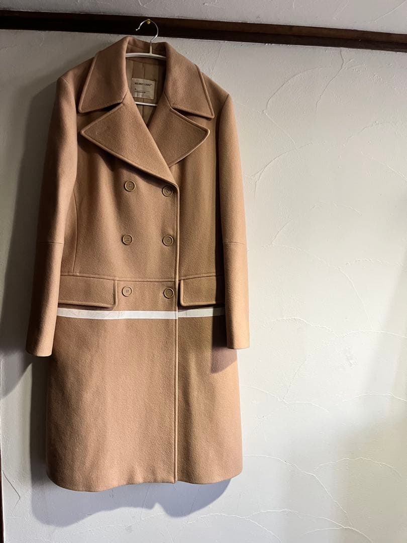 g*g様 HELMUTLANGベージュ ダブルブレスト チェスターコート ヴィン Jewelobe（ジュエローブ） トレンチコート コート ダブルブレスト