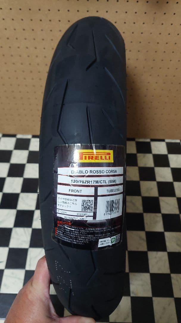 パーツ Pirelli Diablo Rosso Corsa 120/70ZR17 Pirelli Diablo Rosso III 120/70 ZR17 Front Motorcycle Tire | eBay