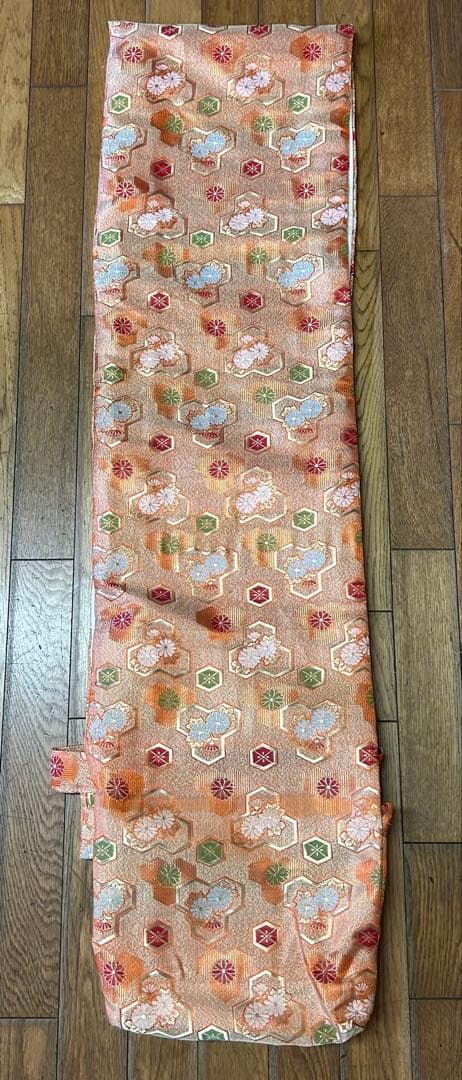 送料無料 木製筝 13本弦 和柄カバー付き