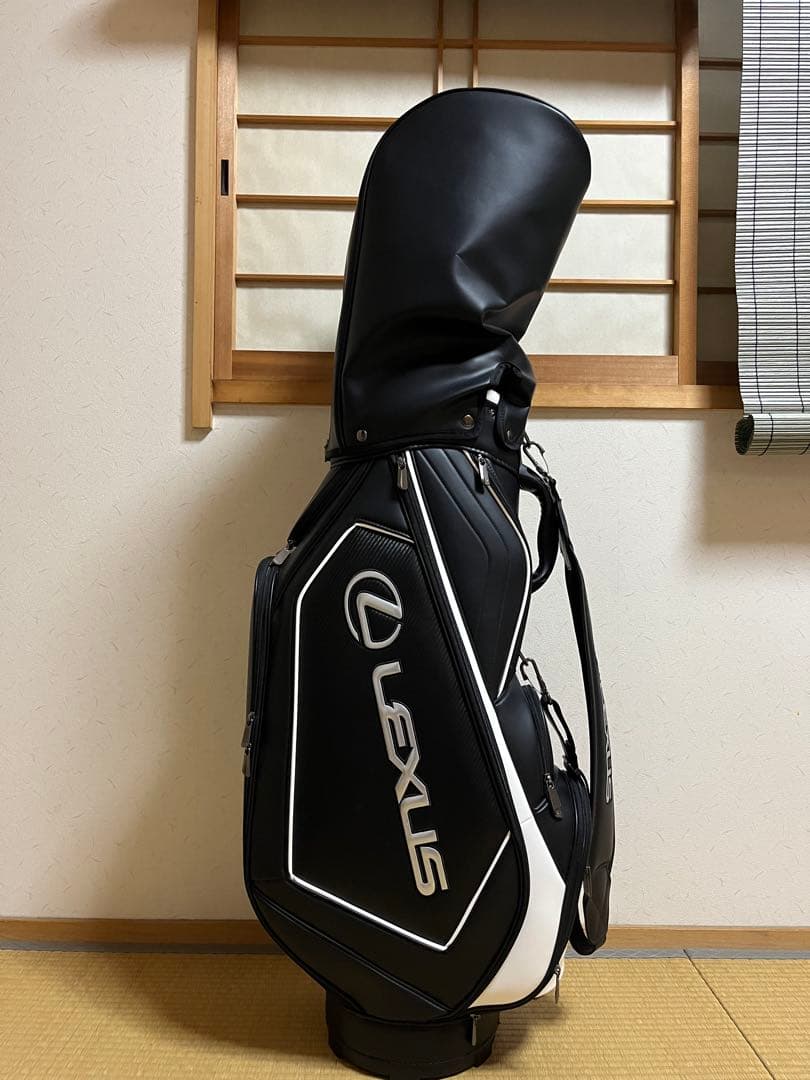 LEXUS MIZUNO キャディバッグ ブラック・ホワイト NX.6 キャディバッグ|5LJC2402|バッグ|ゴルフ|ミズノ公式オンライン