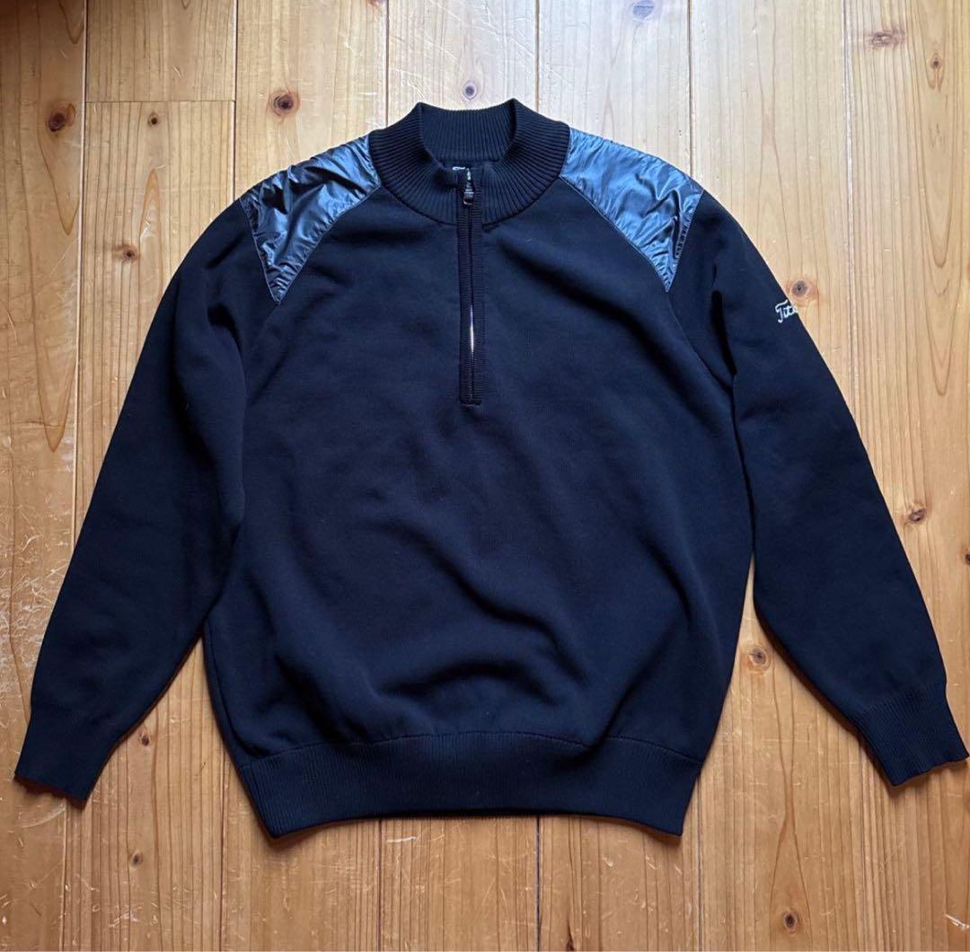 タイトリスト Titleist　メンズ ウォーターリペレント サーモハーフジップ Titleist（タイトリスト） ゴルフウェア 長袖ウインドブレーカー 秋 冬