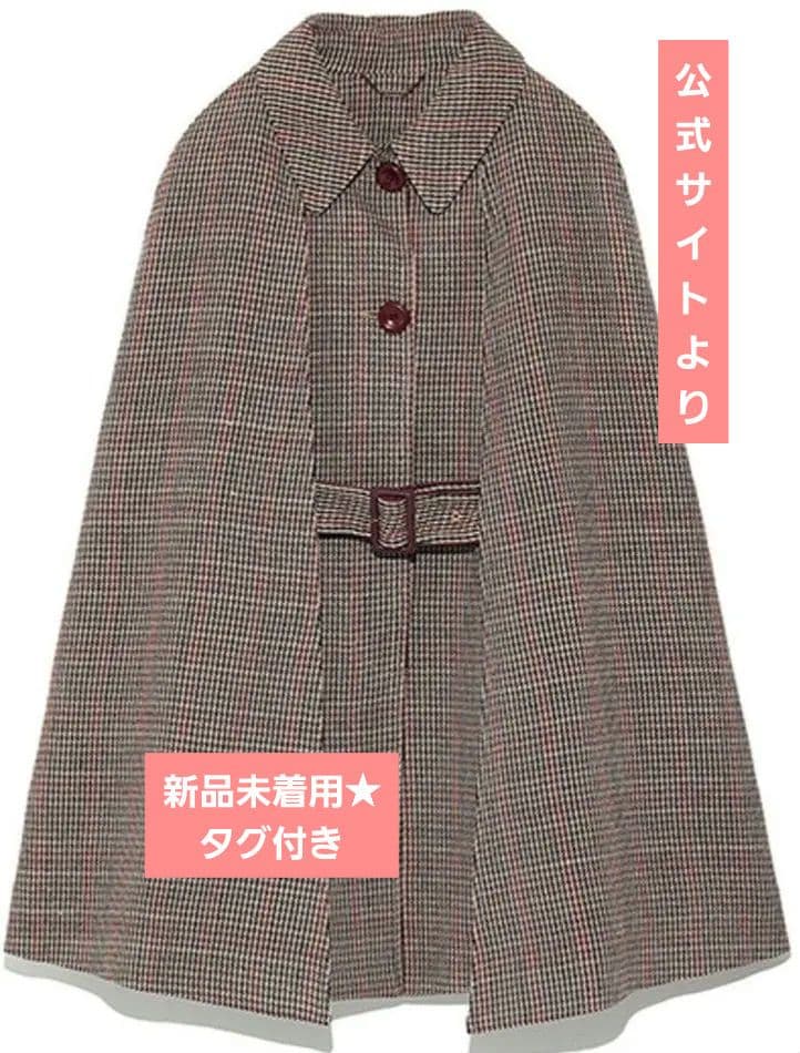 新品タグ付き★リリーブラウン Lily Brown レザーパイピングケープコート 楽天市場】【SALE／35%OFF】レザーパイピングケープコート LILY BROWN