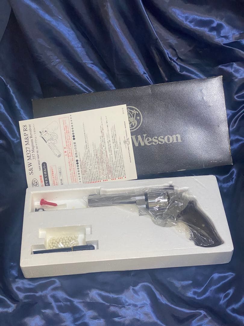 タナカ S&W M627 ガスリボルバー キムアーレンズグリップ付き