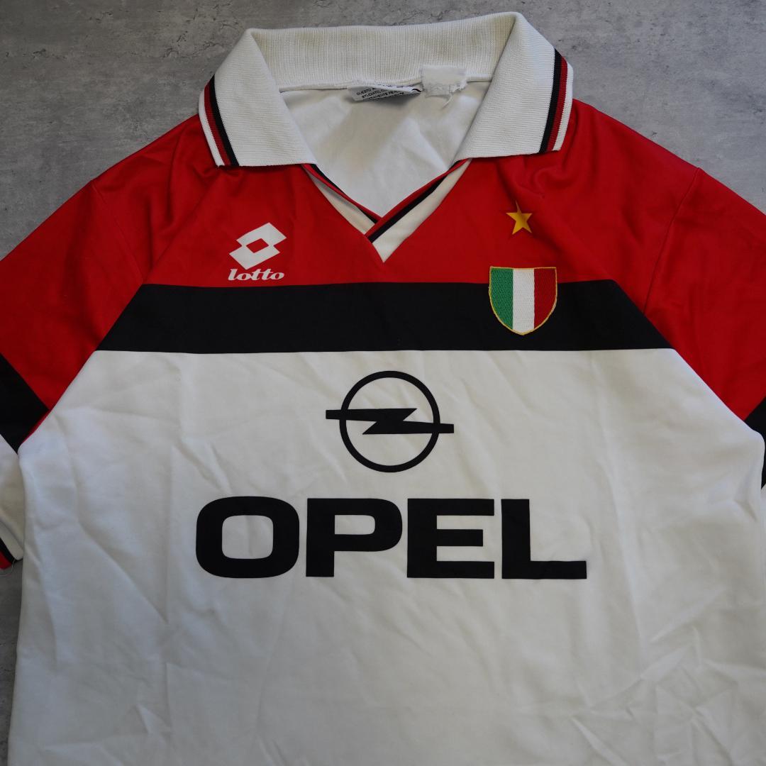 94/95 Lotto ロット ACミラン アウェイユニフォーム Lサイズ程 - メルカリ