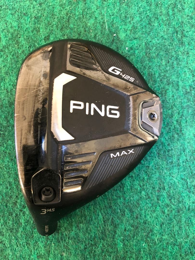 PING G425 MAX FW 3W 14.5度 レフティ ヘッドのみカバー付 レフティー