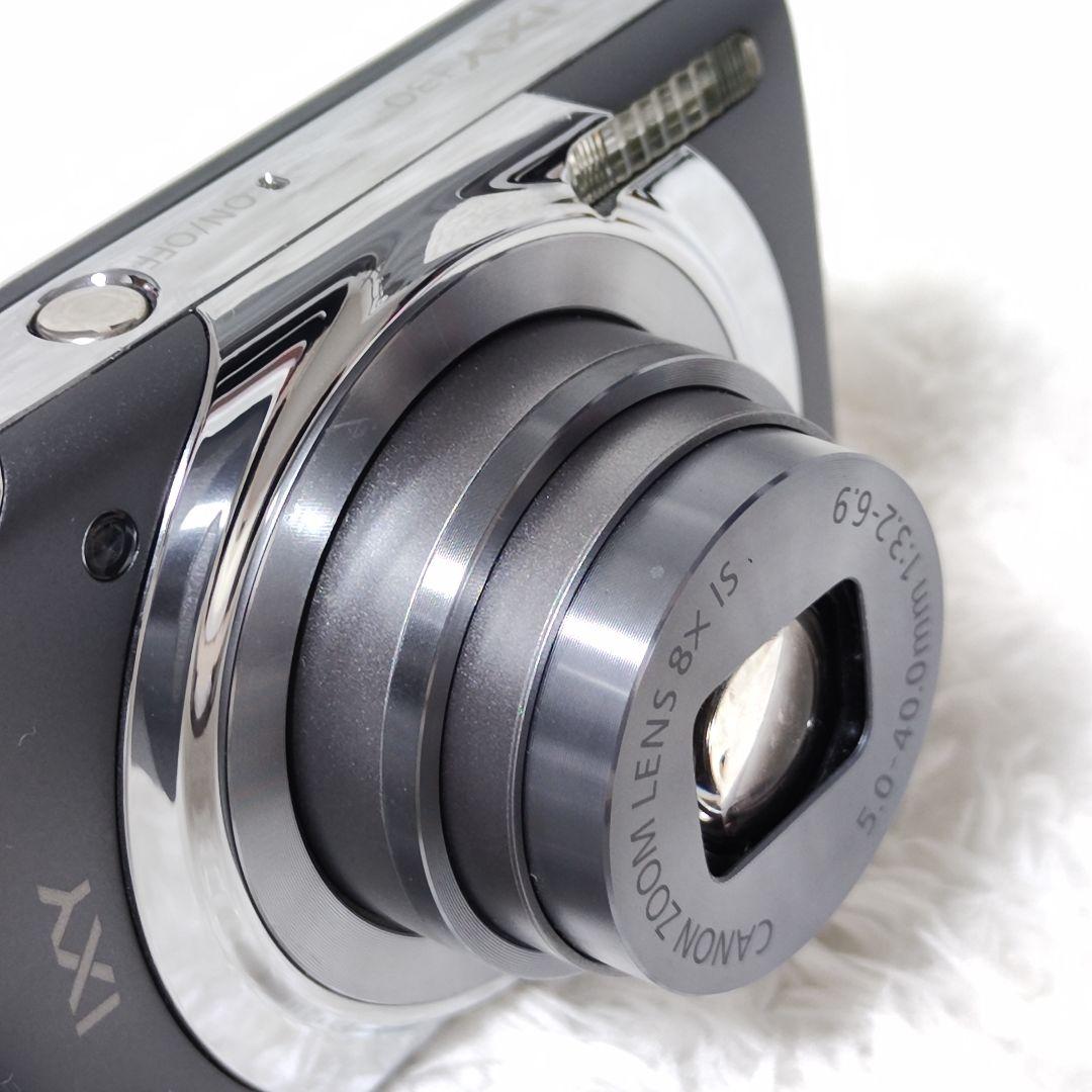 美品✨ CANON IXY130 グレー 動作確認済み バッテリー 充電器付属