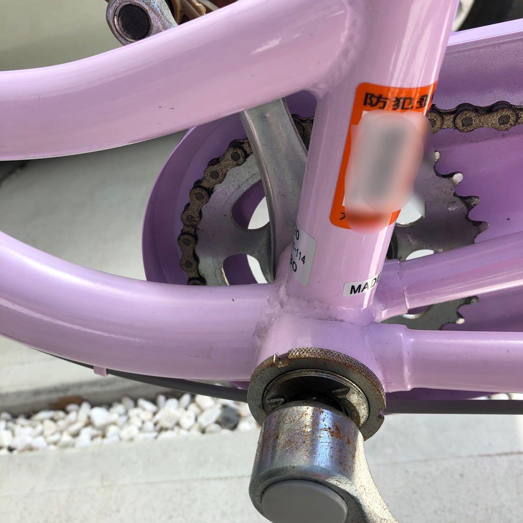 引取のみ】ダイワサイクル 子供 自転車 20インチ パープル - メルカリ