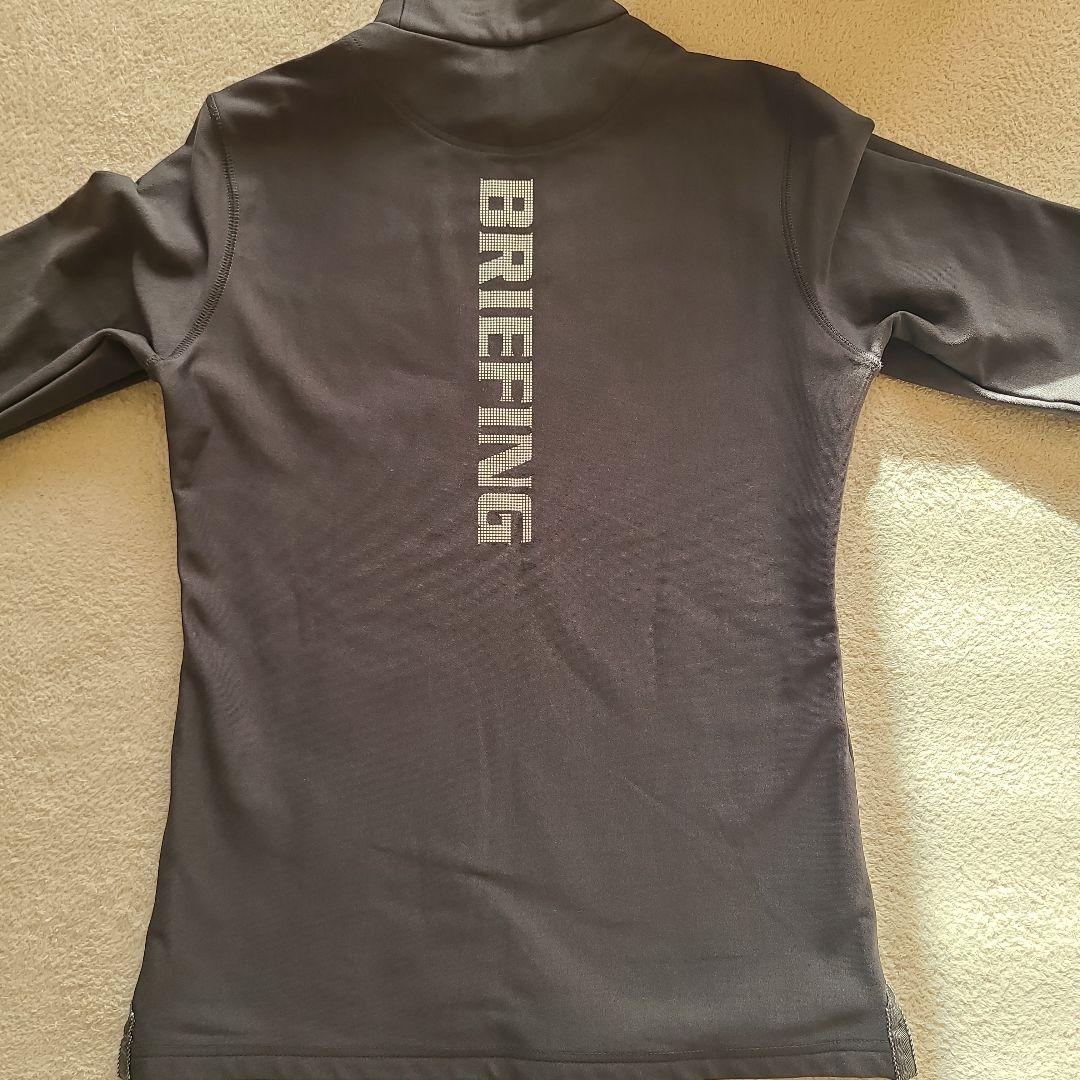 BRIEFING グレー ハイネックシャツ XS