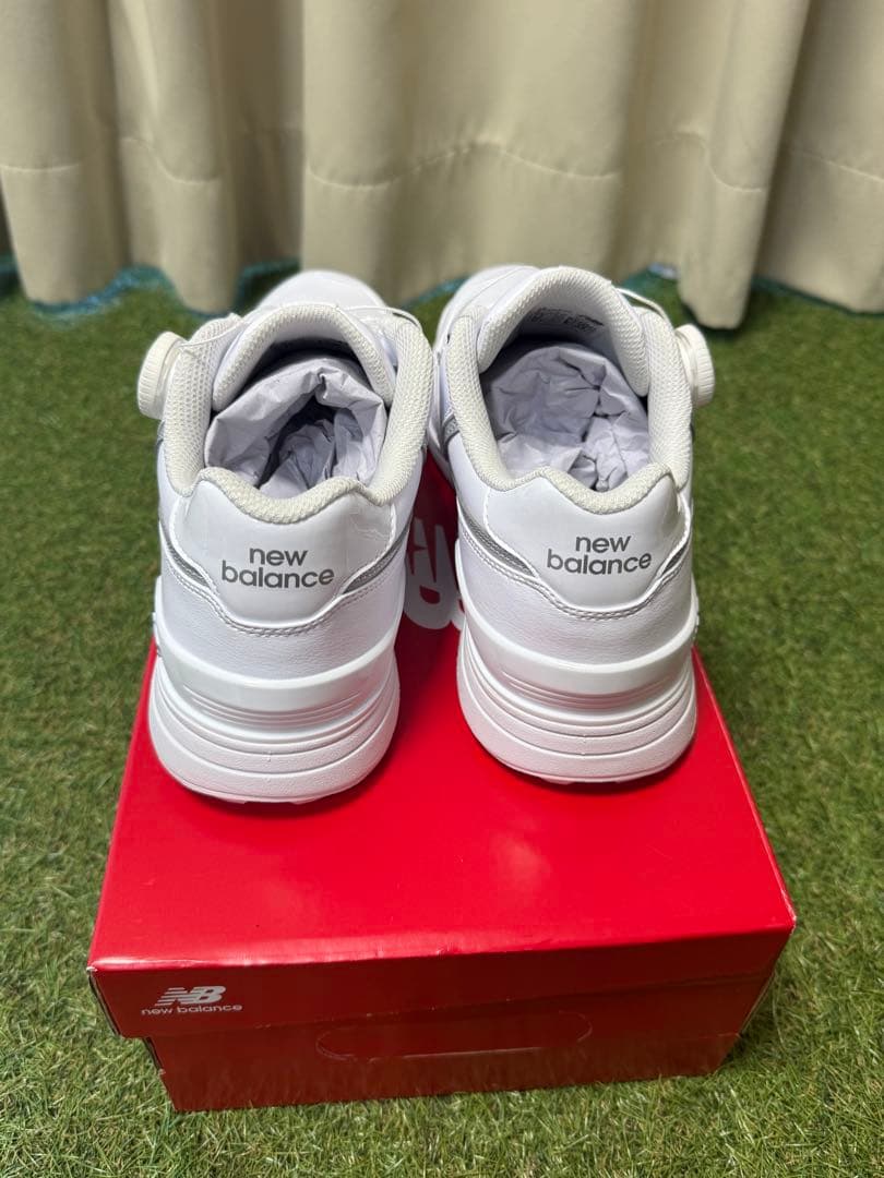 レディース ニューバランス574 ゴルフシューズ 24.5cm スニーカー 女性