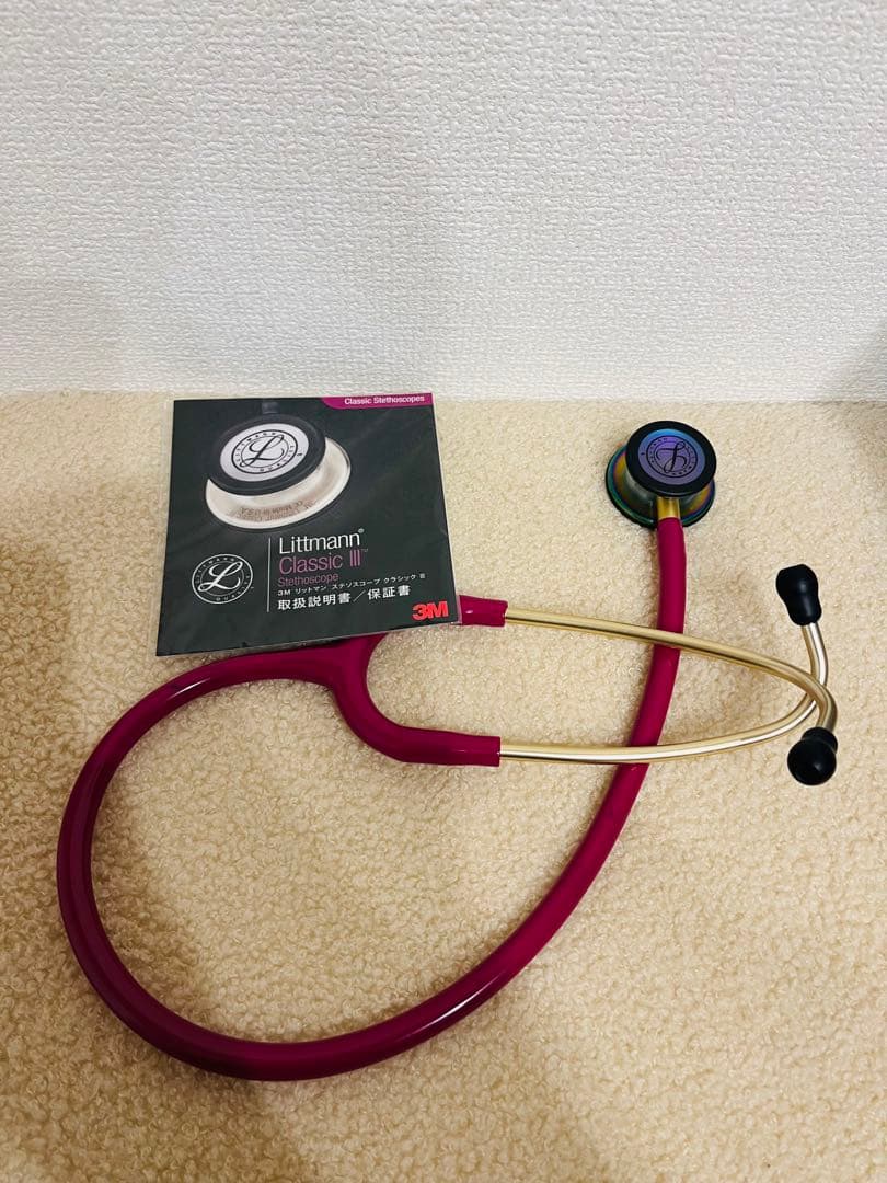 Littmann Classic III ラズベリー/レインボー 聴診器 楽天市場】リットマン 聴診器 クラシック3 ラズベリー/レインボー