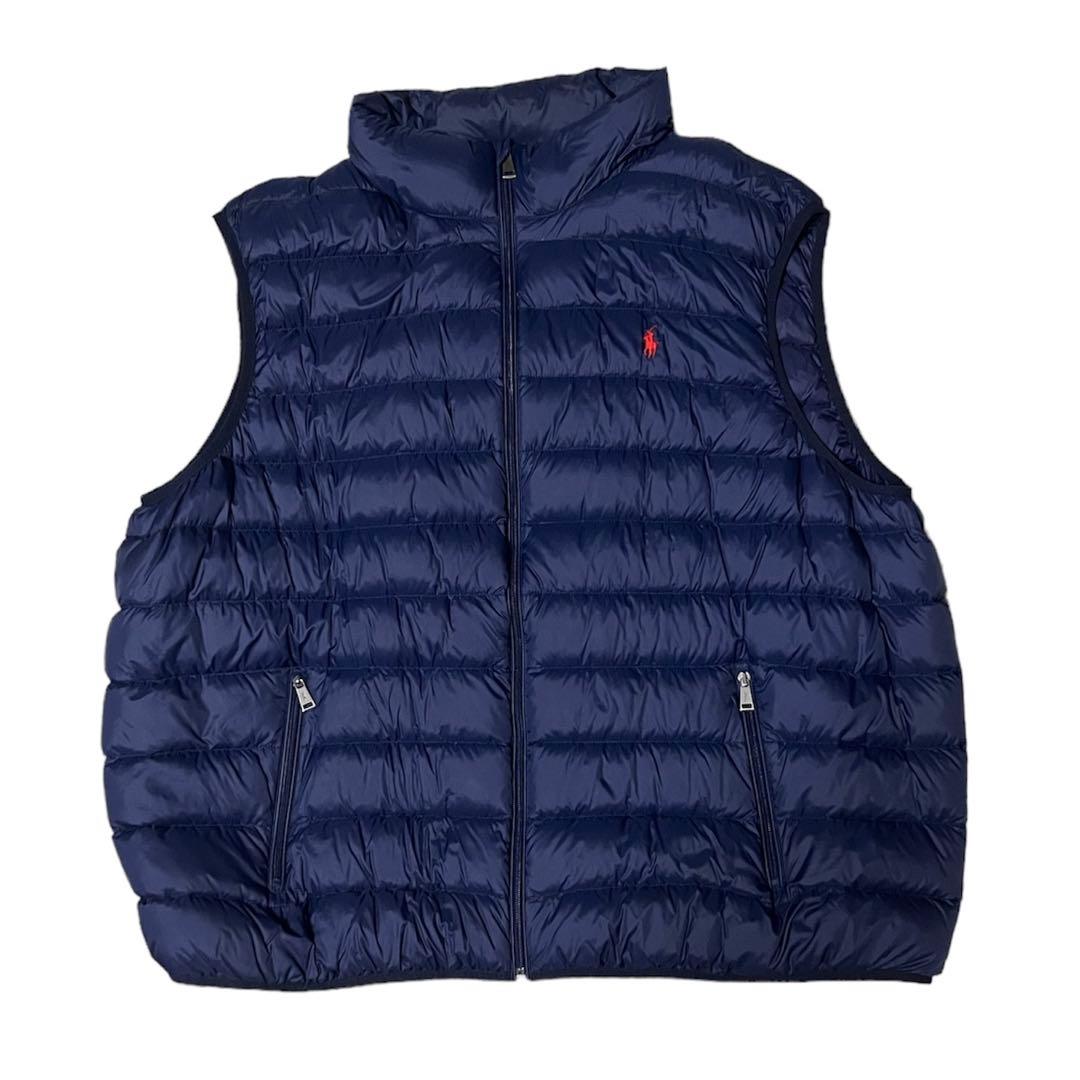 希少 90s POLO ラルフローレン BIG ダウンベスト - メルカリ