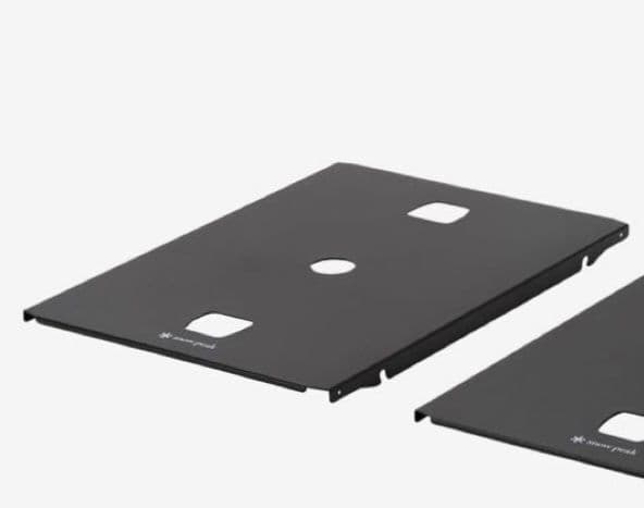 フラットバーナー専用 リッドトレー ブラック 1枚  お詫びの品 ① 発売中止】スノーピーク「フラットバーナー ブラックコンバージョン