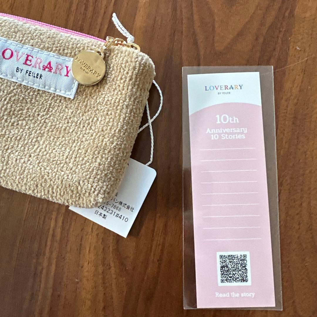 新品タグ付ラブラリーバイフェイラー ドアップテディガール L字ポーチ