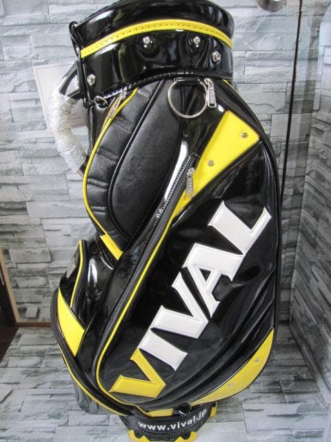 新品≪ VIVAL ≫ キャディバッグ JAPANモデル BK/YE 9,5型 MAJESTY（マジェスティ） CB3330 9型(5.2kg) Made in Japan プレミアム