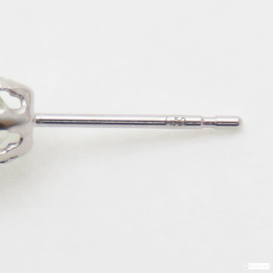 ま*き様 【新品】K10WG 天然ダイヤモンド 片耳ピアス｜0.50ct｜ソルト