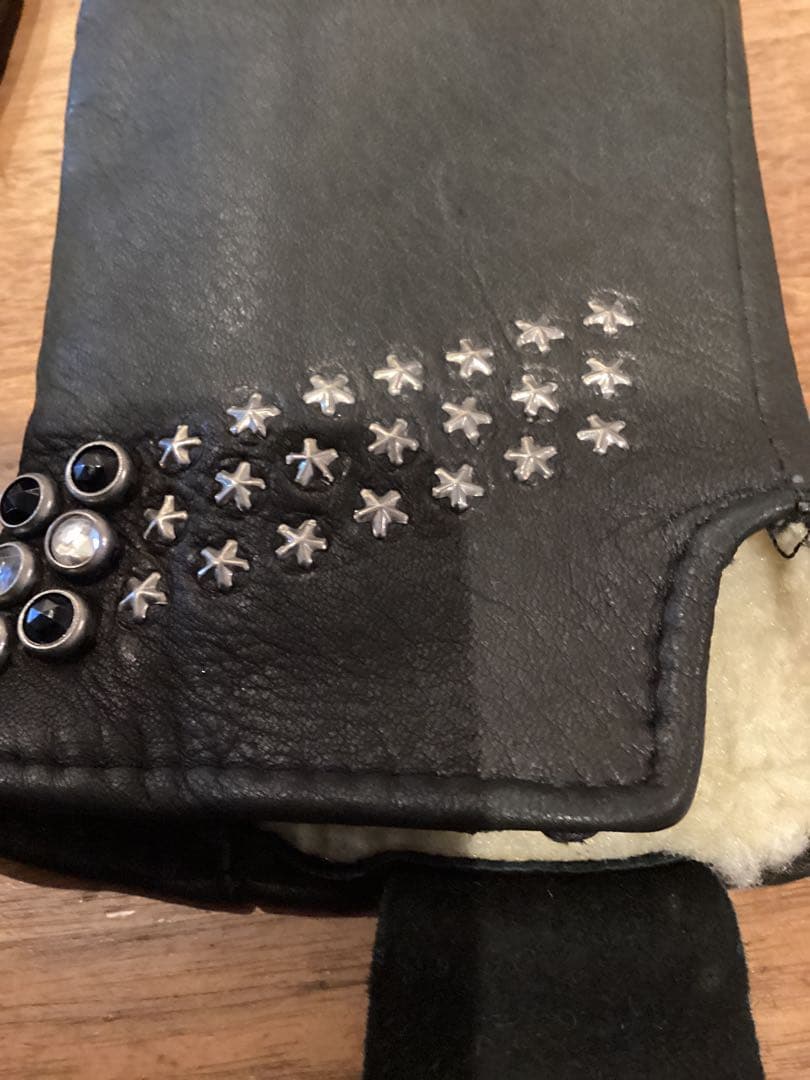 HTC グローブ レザームートンタイプ 黒 メンズ ロンハーマン購入