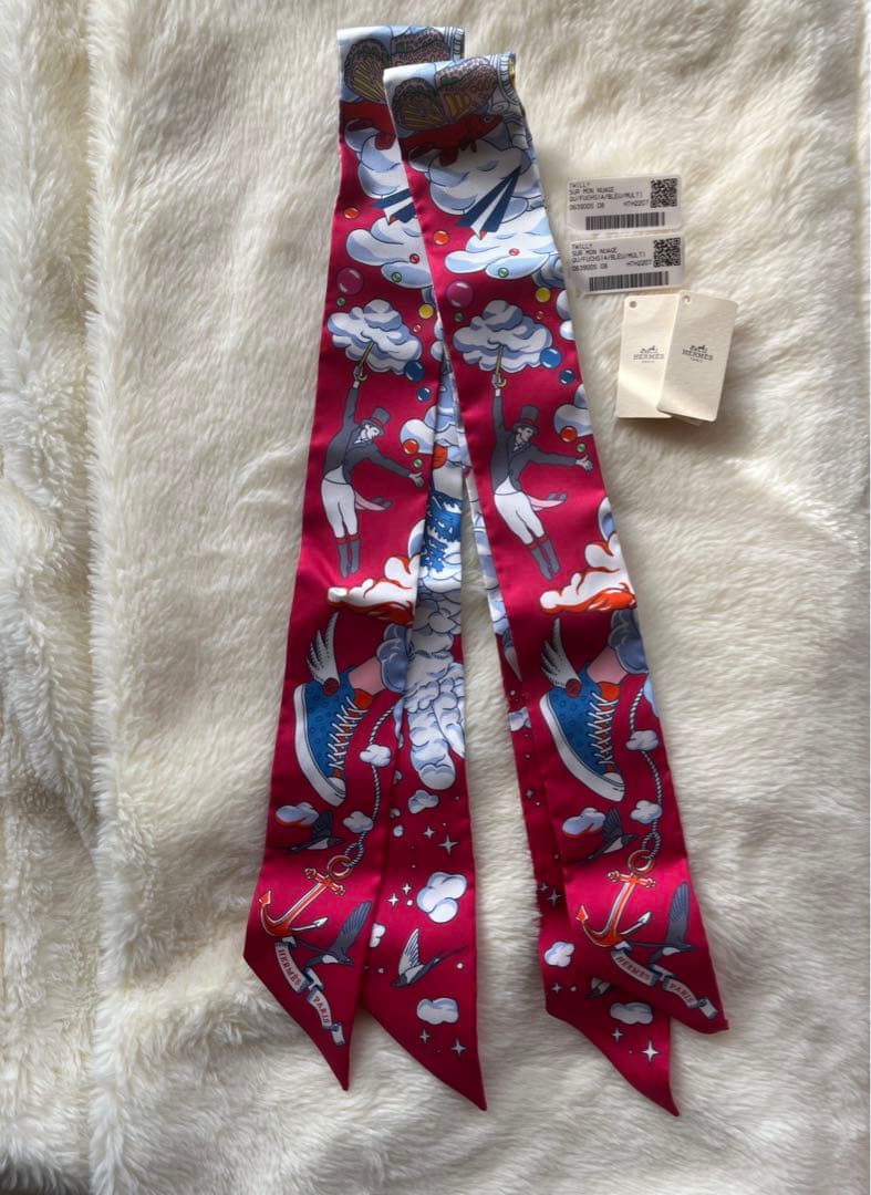 エルメス ツイリー シルクスカーフ 2本セット