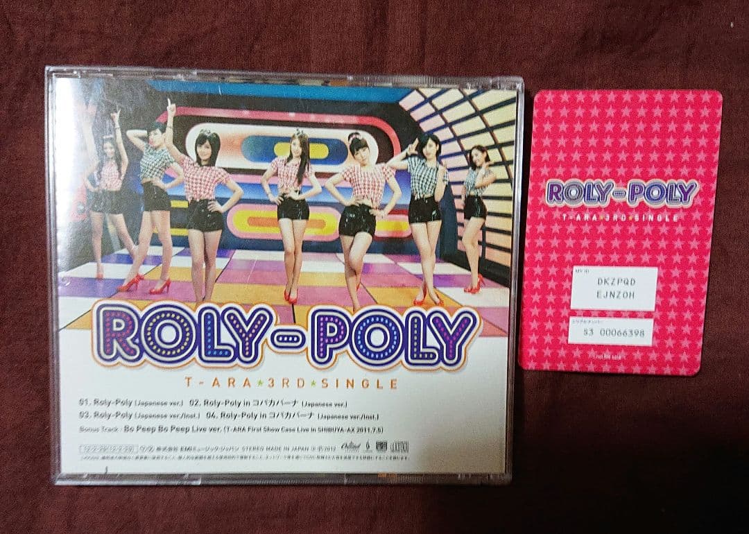 T-ARA Roly-Poly メンバー全員ソロ DVD7枚＋CD トレカ付き