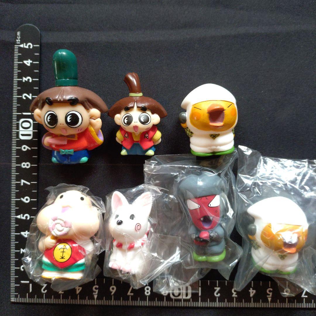 NHK おじゃる丸 ソフビ指人形 キスケ アカネ ニコぼう 7体 レトロ