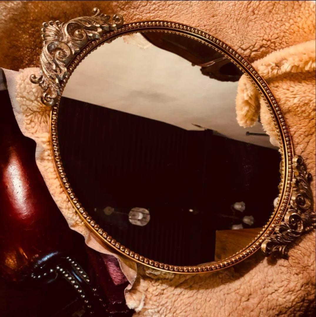 湯布院アンティーク ヨーロピアンレトロビンテージ ウォールミラー ゴールド 楽天市場】鏡 壁掛けミラー アンティークゴールド レトロ ウォール