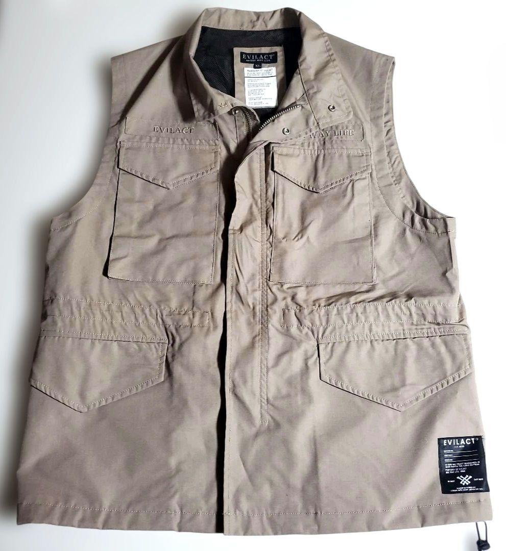 EVILACT イーブルアクト　M65　ベスト　ミリタリー　ストリート　ベージュ EA-WFRSS-J02-3-1.jpg?v=