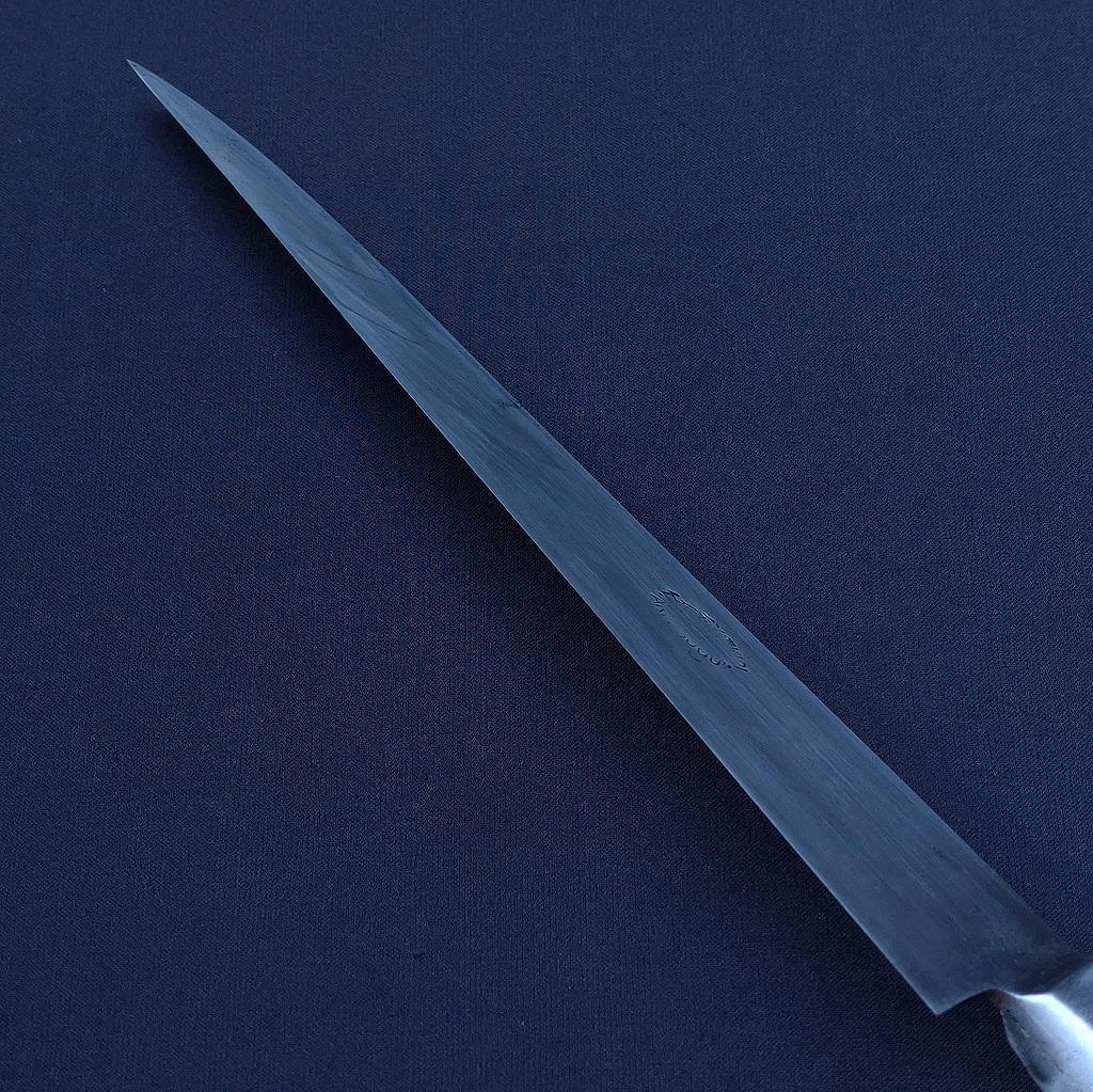 牛刀包丁 有次 スエーデン鋼 K121 刃長約212㎜ 片刃 《0160》